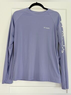 EUC Columbia Women’s Long Sleeve Performance UPF50 Lavender Shirt, Large